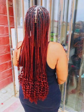 Knotless braids