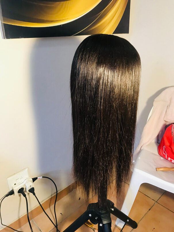 Preparing a custom wig by hand